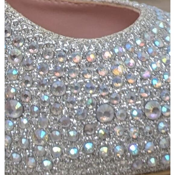 Elisabet Tang Heels Pumps 6 Crystal Rhinestone Stiletto Pointed Event Dressy - Picture 13 of 13